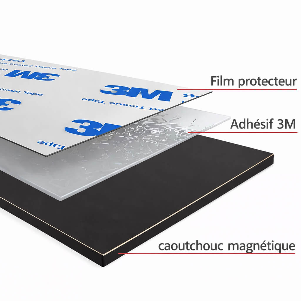 Bande magnétique autocollante 10mm x 2mm x 10mètres adhésif 3M 48 Bande magnétique autocollante 10mm x 2mm x 10mètres adhésif 3M – Image 3