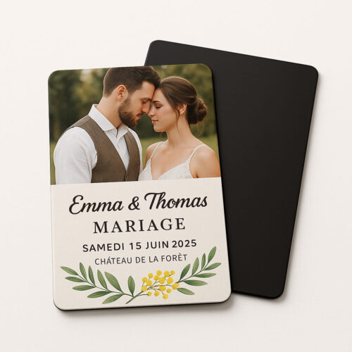 faire part magnet rectangle