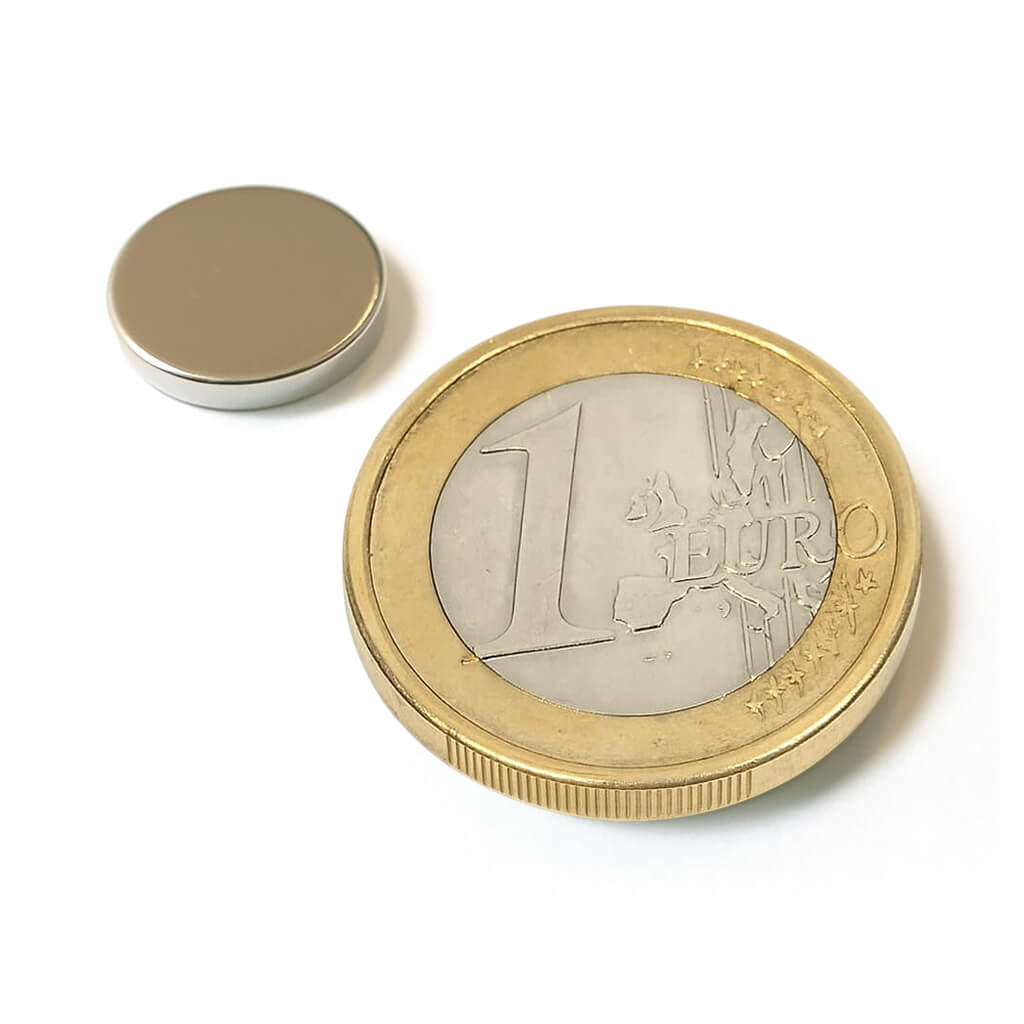 Aimant néodyme disque Ø13 x 2mm, puissance 1.80kg 84 Aimant néodyme disque Ø13 x 2mm, puissance 1.80kg