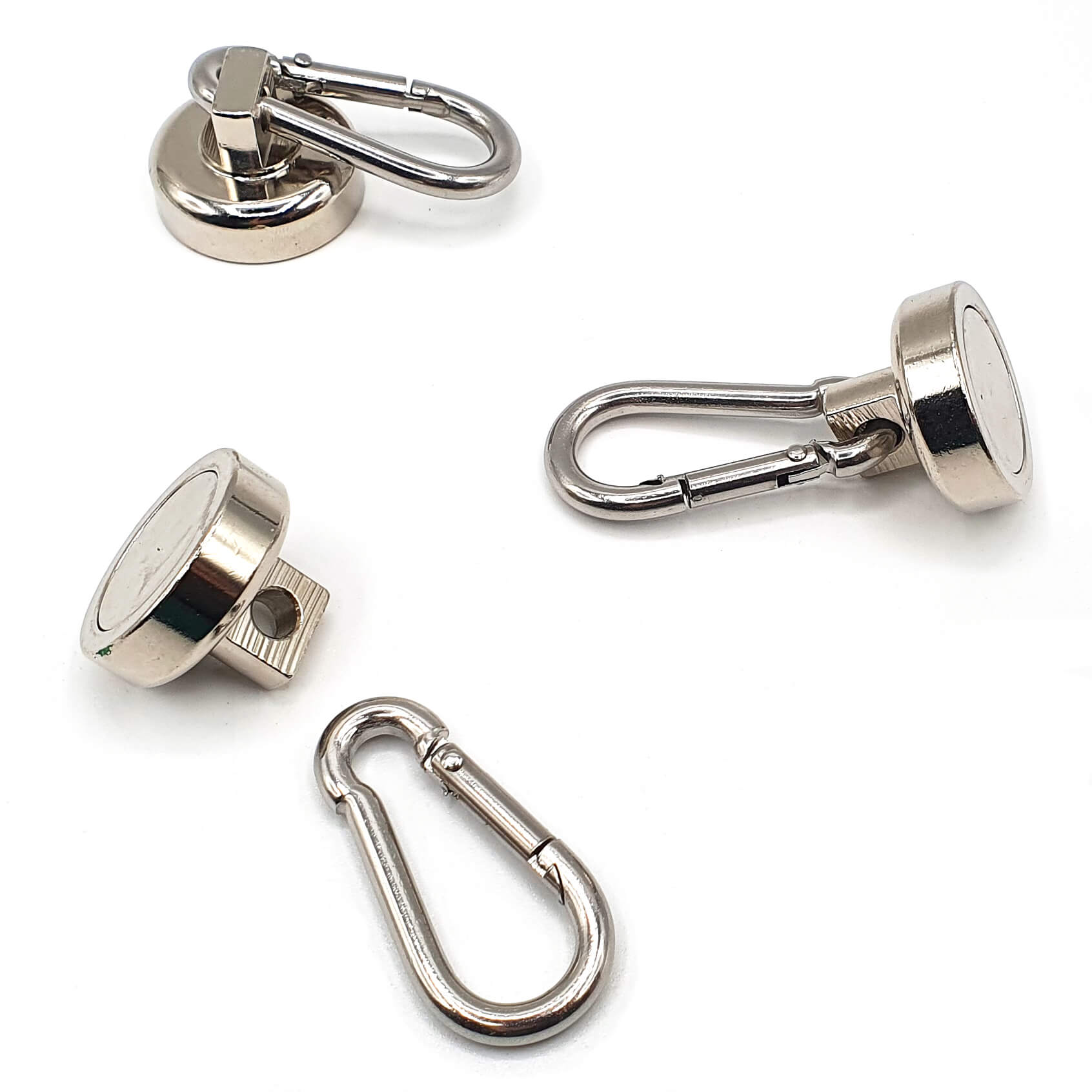 Aimant avec mousqueton Ø25mm, puissance 17kg 48 Aimant avec mousqueton Ø25mm, puissance 17kg – Image 3