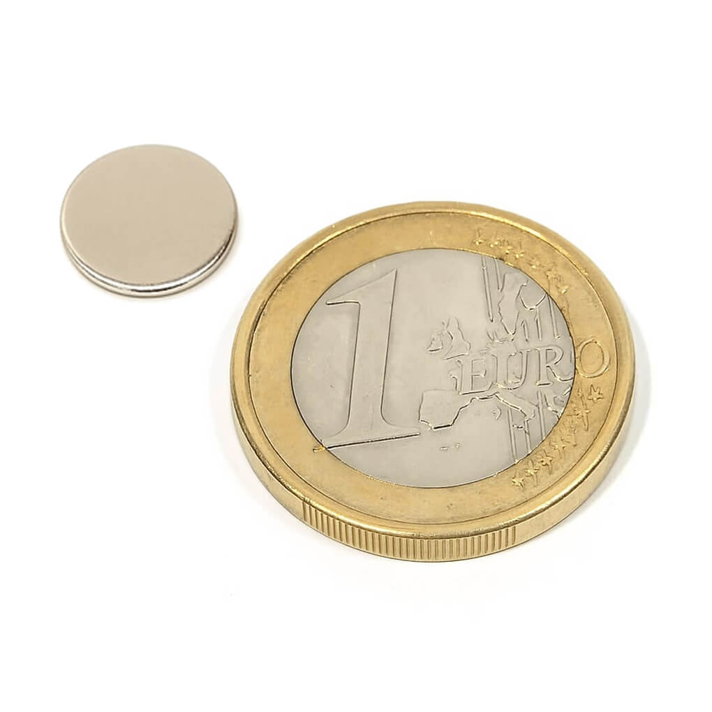 Aimant néodyme disque Ø 10x1mm, puissance 0.59kg 70 Aimant néodyme disque Ø 10x1mm, puissance 0.59kg