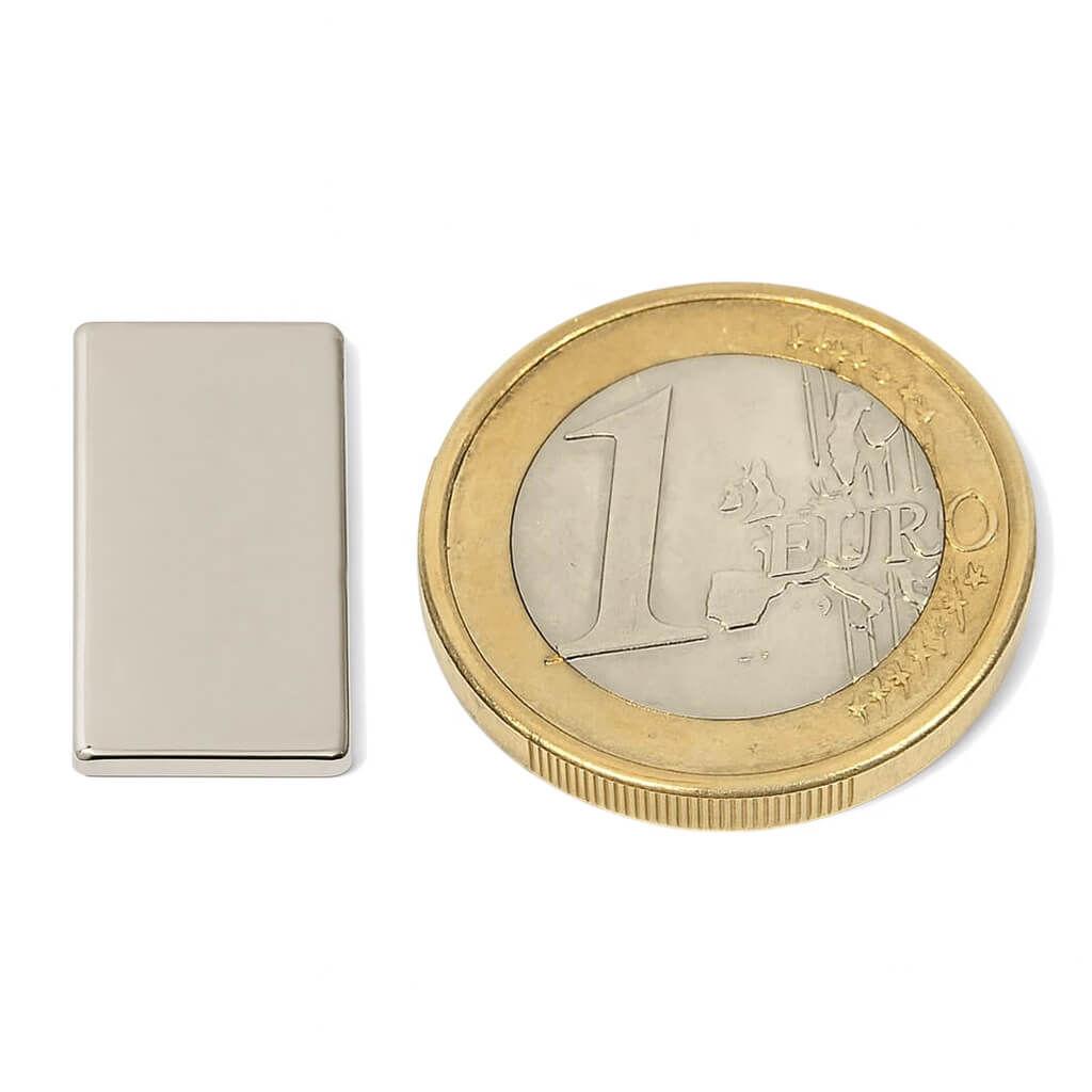 Aimant néodyme bloc 20x10x1mm, puissance 1.2kg 65 Aimant néodyme bloc 20x10x1mm, puissance 1.2kg