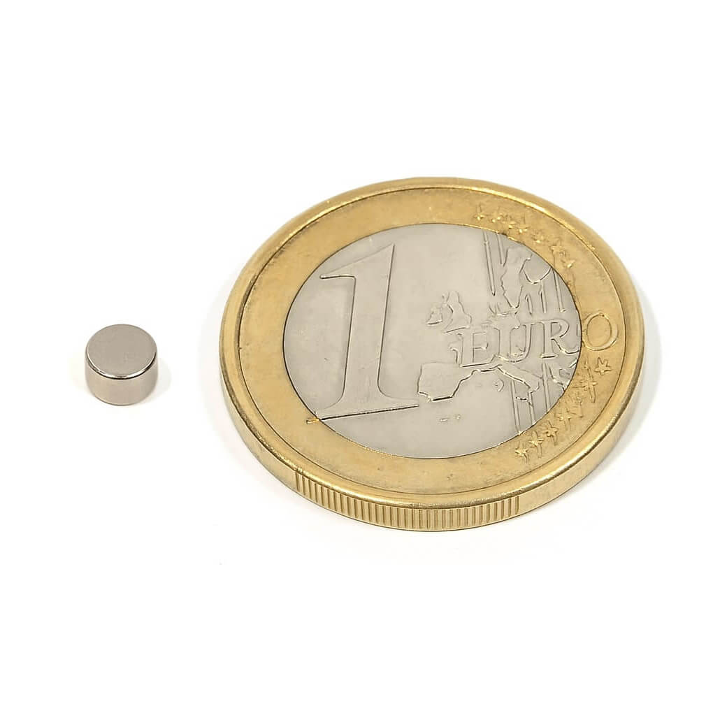 Aimant néodyme disque Ø 4x3mm, puissance 0.48kg 50 Aimant néodyme disque Ø 4x3mm, puissance 0.48kg
