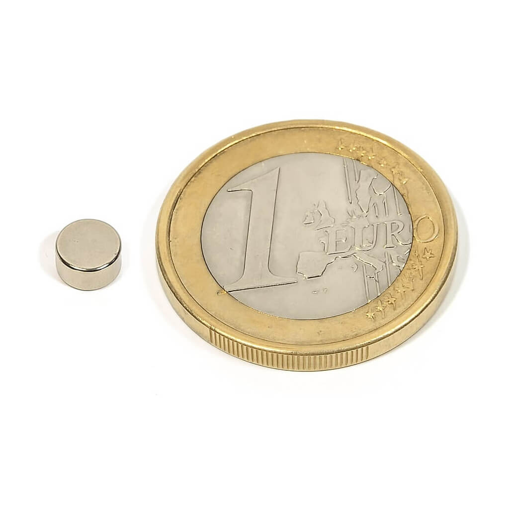Aimant néodyme disque Ø 5x3mm, puissance 0.64kg 54 Aimant néodyme disque Ø 5x3mm, puissance 0.64kg
