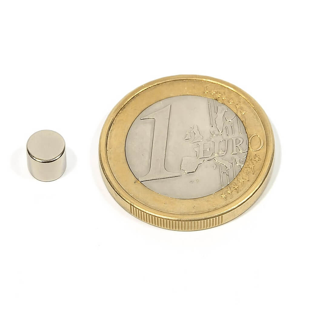 Aimant néodyme disque Ø 5x5mm, puissance 0.9kg 55 Aimant néodyme disque Ø 5x5mm, puissance 0.9kg