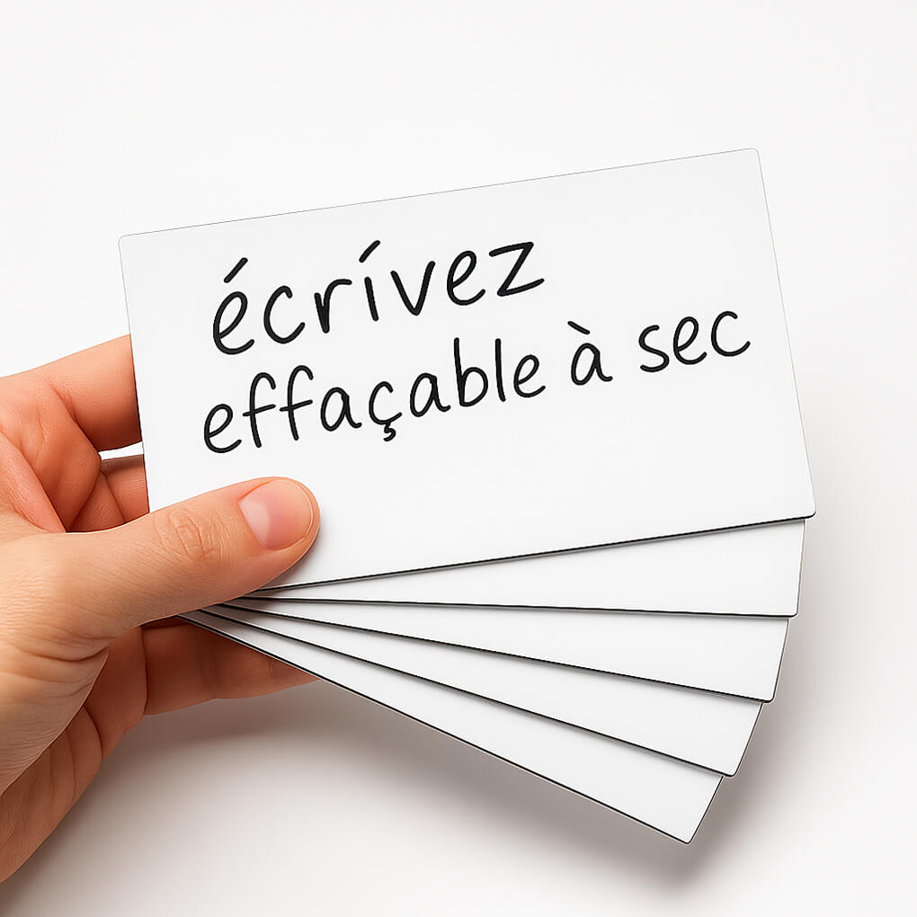 Étiquette magnétique effaçable à sec