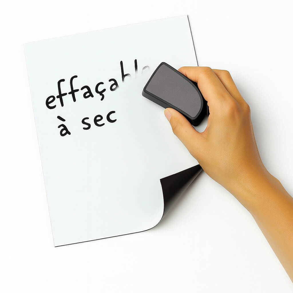 Feuille magnet effaçable à sec