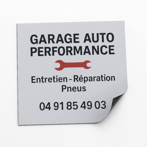 magnet voiture personnalisé 30x30cm