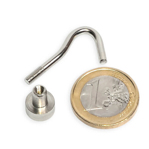 Aimant grappin plat Ø13mm