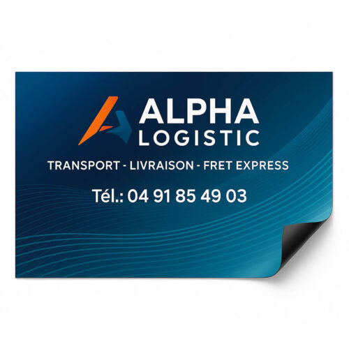 plaque magnétique voiture 60x44 cm