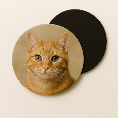 photo magnétique personnalisée ronde D8,6cm