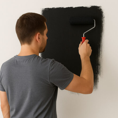 peinture aimantée noire