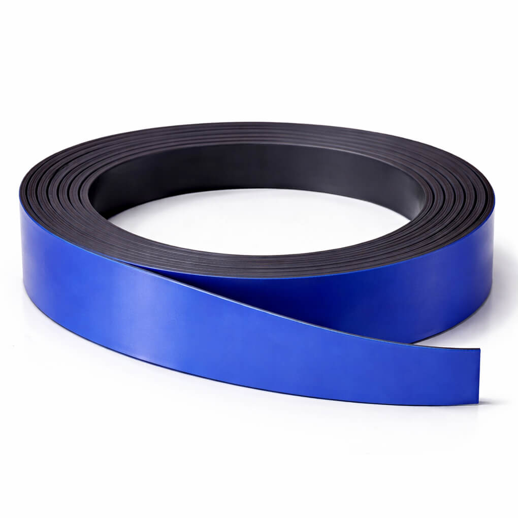 Bande magnétique bleue 30mm x 1mm x 5 mètres 46 Bande magnétique bleue 30mm x 1mm x 5 mètres
