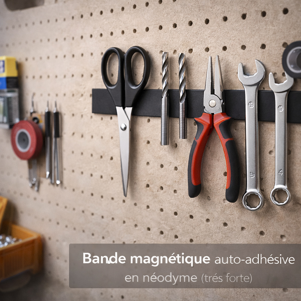 bande aimantée néodyme adhésive 20mmx1.5mmx1m 49 bande aimantée néodyme adhésive 20mmx1.5mmx1m – Image 4