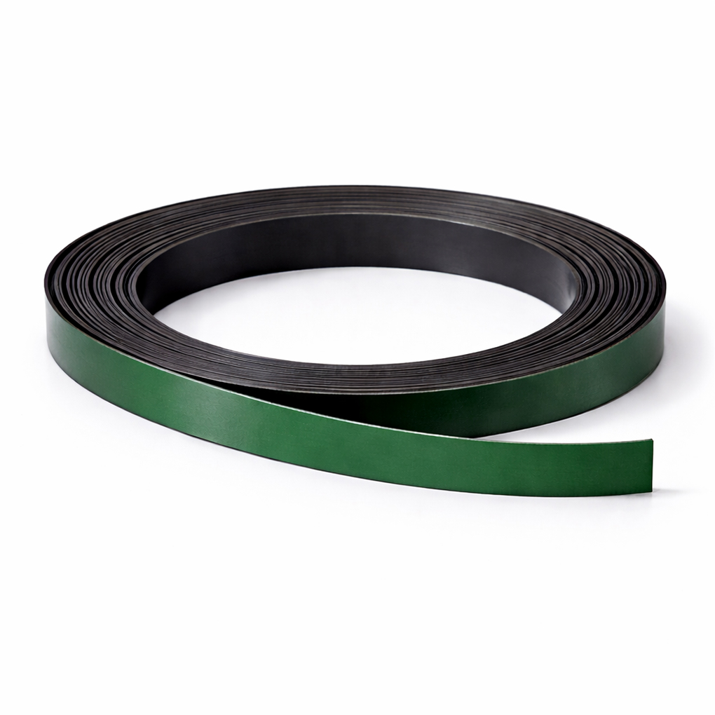 Bande magnétique verte 10mm x 1mm x 5 mètres 46 Bande magnétique verte 10mm x 1mm x 5 mètres